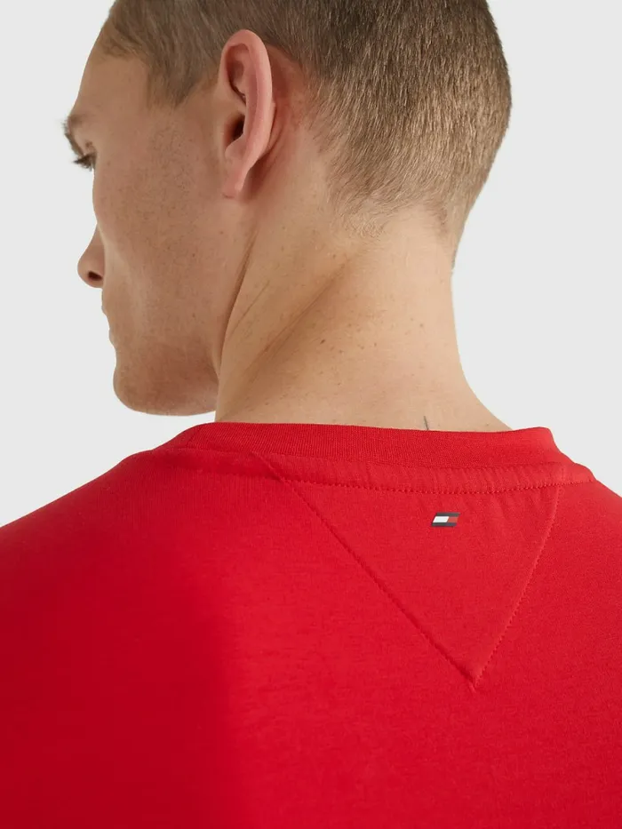 Tommy Hilfiger Sport Essential Th Cool Logo TShirt Primary Red Mens Tommy Hilfiger Sport