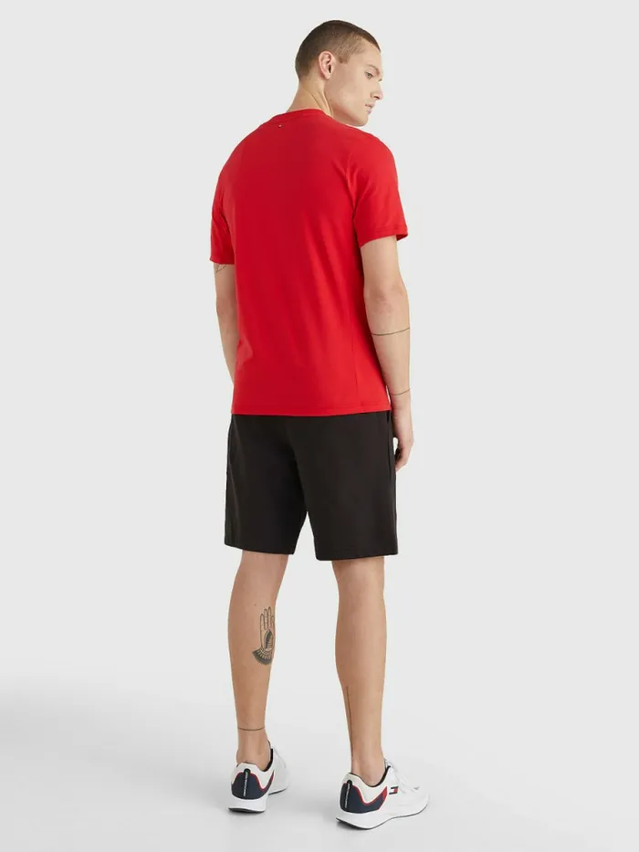 Tommy Hilfiger Sport Essential Th Cool Logo TShirt Primary Red Mens Tommy Hilfiger Sport