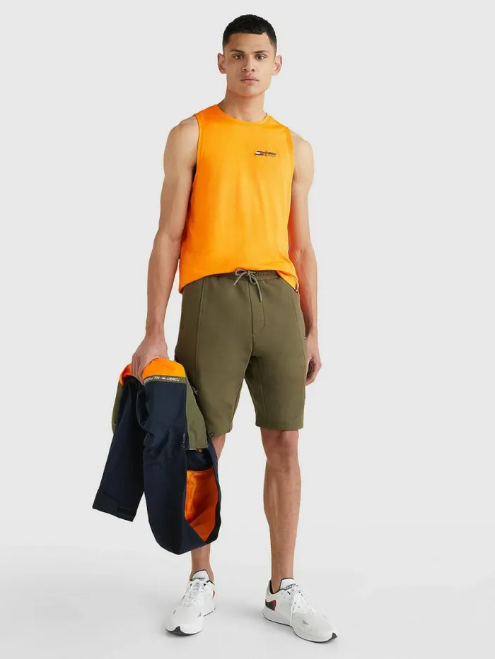 Tommy Hilfiger Sport Essential Training Tank Top Hawaiian Orange Mens Tommy Hilfiger Sport