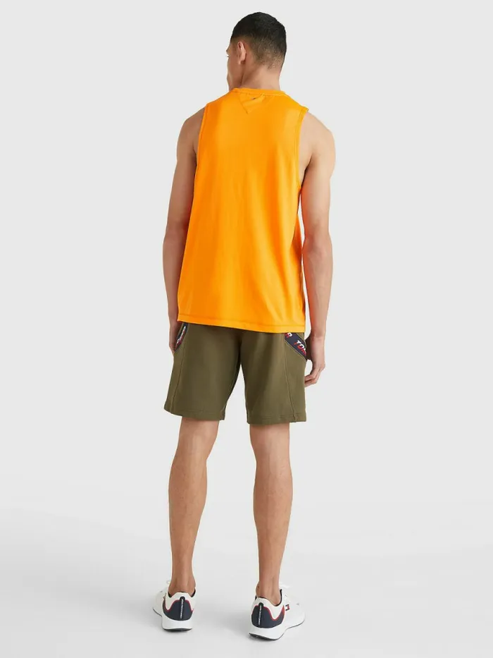 Tommy Hilfiger Sport Essential Training Tank Top Hawaiian Orange Mens Tommy Hilfiger Sport