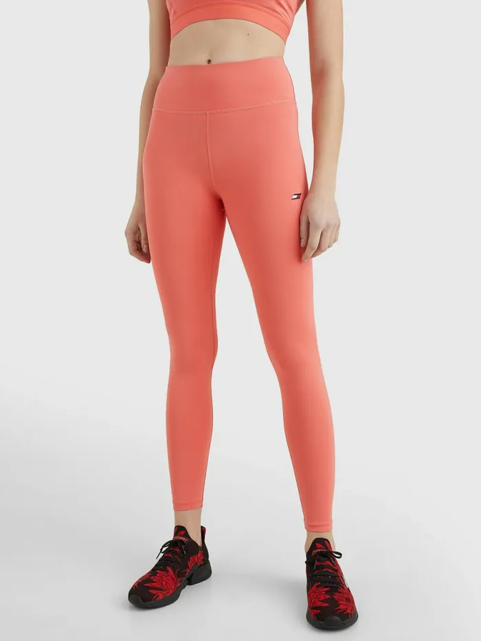 Tommy Hilfiger Sport High Rise 78 Leggings Crystal Coral Womens Trousers