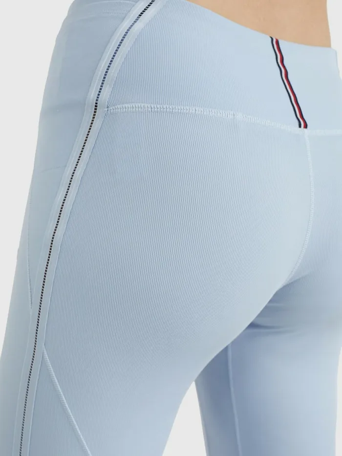 Tommy Hilfiger Sport High Rise Full Length Leggings Breezy Blue Womens Tommy Hilfiger Sport
