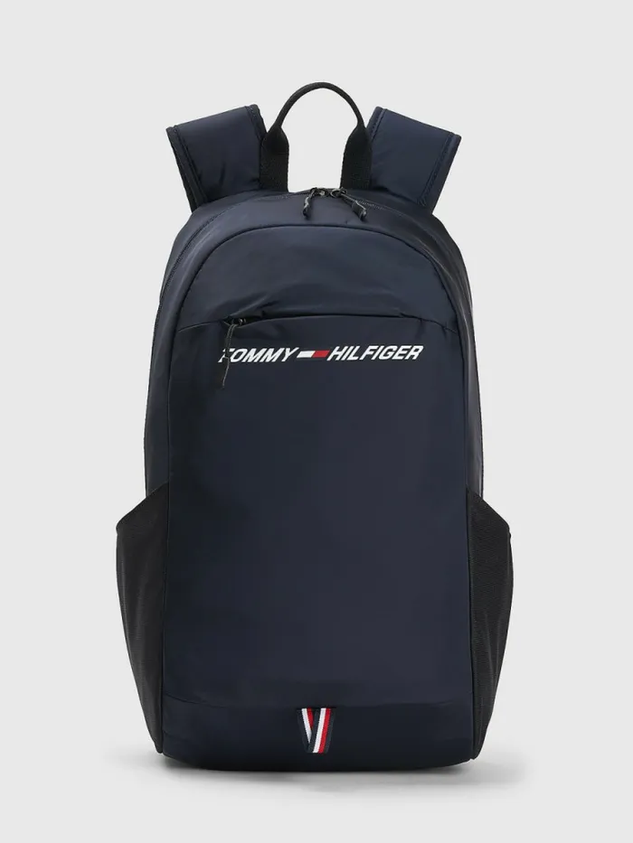 Tommy Hilfiger Sport Logo Backpack Desert Sky Mens Bags Cheap On Sale