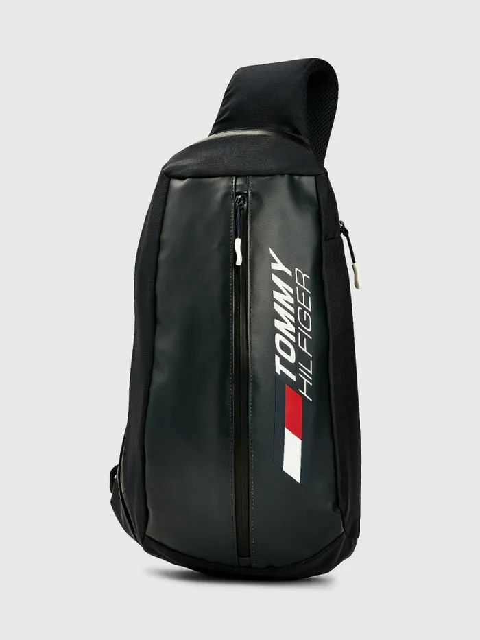 Tommy Hilfiger Sport Logo Sling Bag Desert Sky Mens Bags For Sale