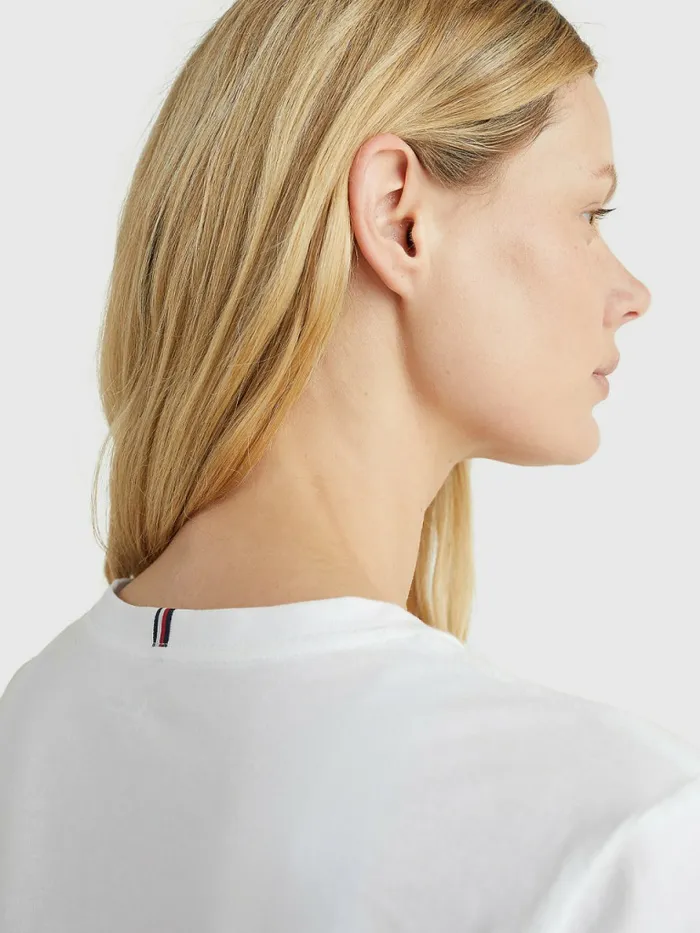 Tommy Hilfiger Sport Moisture Wicking TShirt Th Optic White Womens TShirts Online