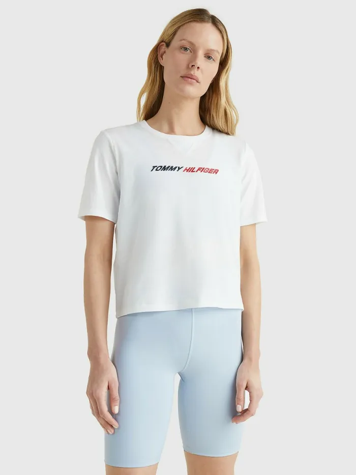 Tommy Hilfiger Sport Moisture Wicking TShirt Th Optic White Womens Tommy Hilfiger Sport Tommy Hilfiger Sport Moisture Wicking TShirt Th Optic White Womens Tommy Hilfiger Sport