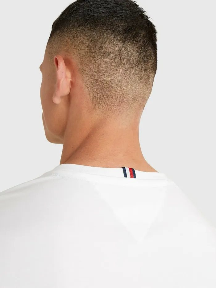 Tommy Hilfiger Sport Organic Cotton Logo TShirt White Mens TShirts Gift 4 You