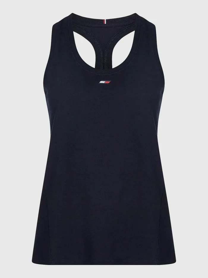 Tommy Hilfiger Sport Organic Cotton Tank Top Desert Sky Womens Tommy Hilfiger Sport