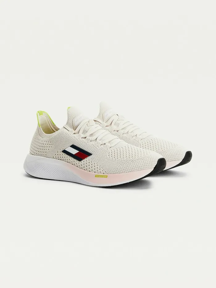 Tommy Hilfiger Sport Performance Knitted Elite Trainers White Dove Womens Trainers Casaul Tommy Hilfiger Sport Performance Knitted Elite Trainers White Dove Womens Trainers Casaul