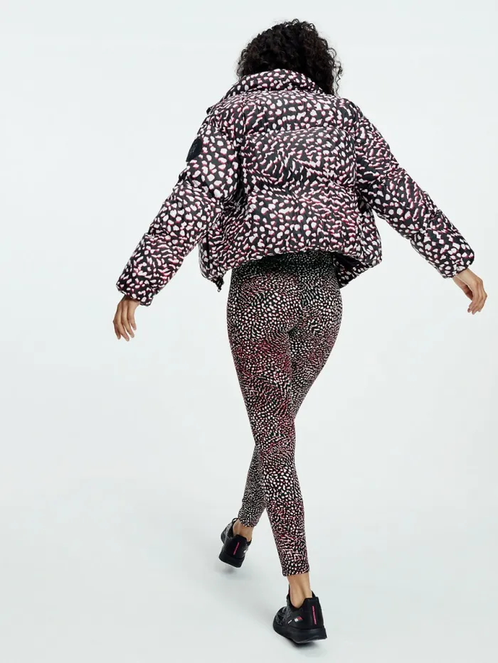 Tommy Hilfiger Sport Print Full Length Leggings Feather All Over Womens CoOrds