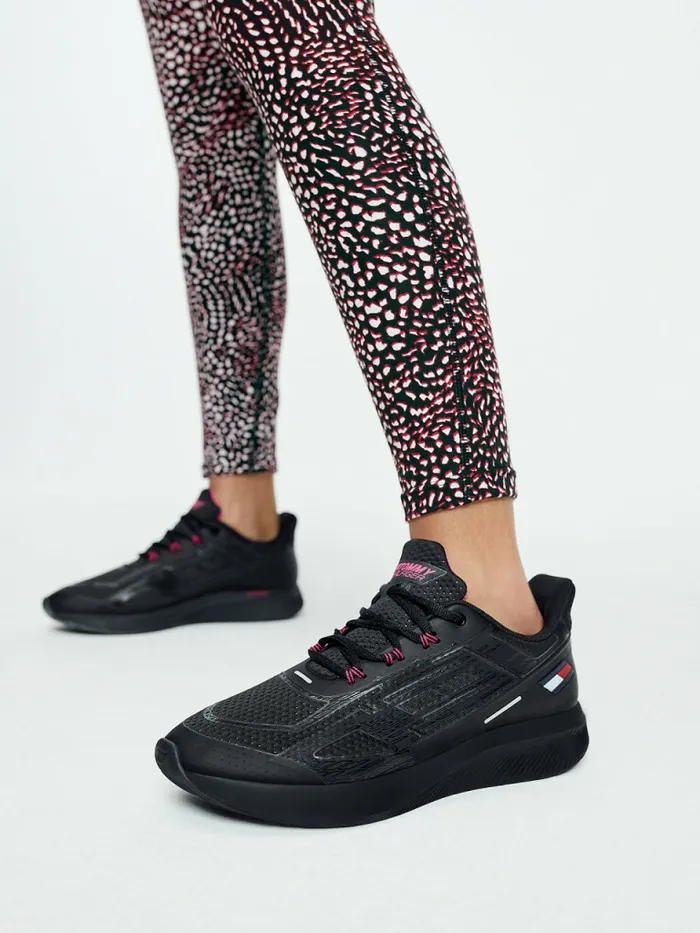Tommy Hilfiger Sport Print Full Length Leggings Feather All Over Womens CoOrds