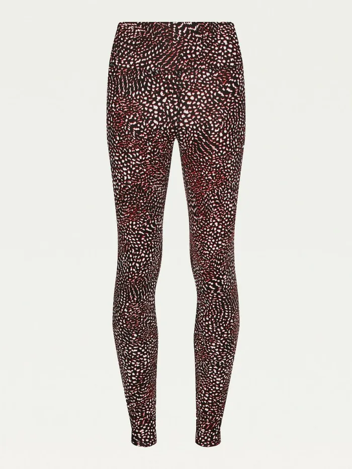 Tommy Hilfiger Sport Print Full Length Leggings Feather All Over Womens CoOrds