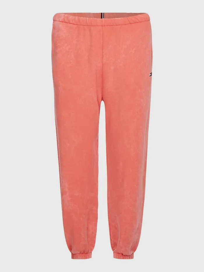 Tommy Hilfiger Sport Relaxed Fit Joggers Crystal Coral Womens Trousers