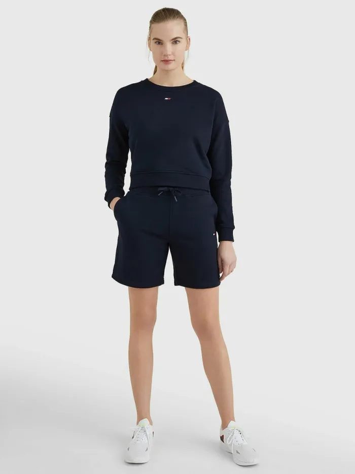 Tommy Hilfiger Sport Relaxed Fit Terry Shorts Desert Sky Womens Shorts Casaul