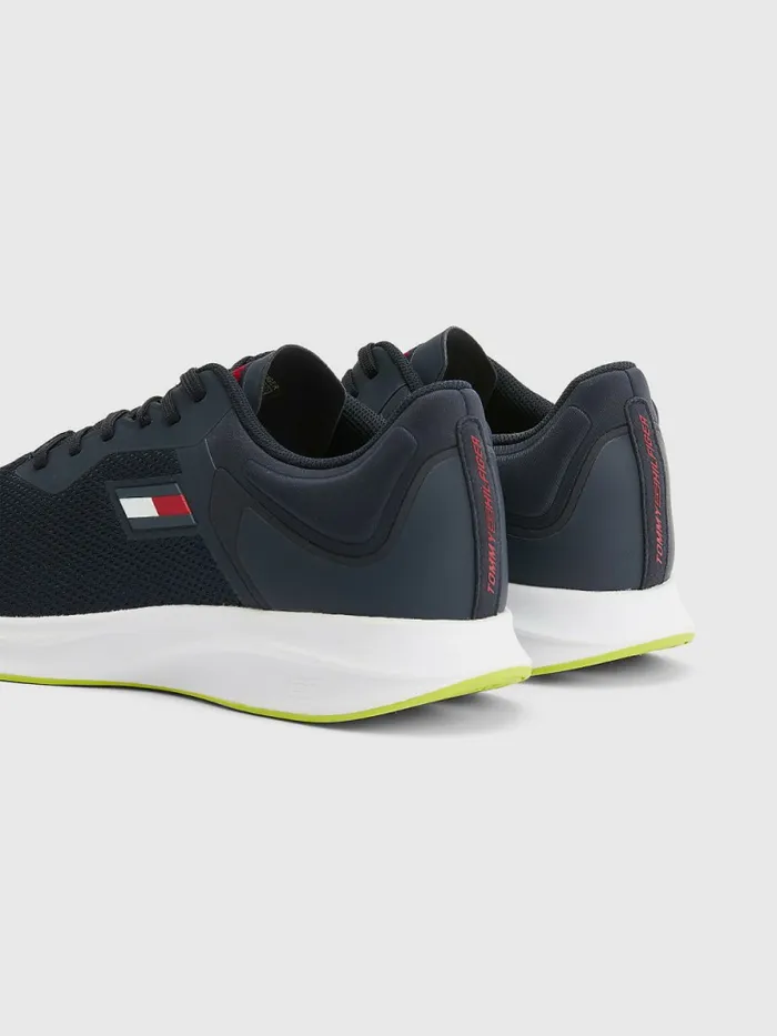 Tommy Hilfiger Sport Runner Mesh Trainers Desert Sky Mens Boots Near Me