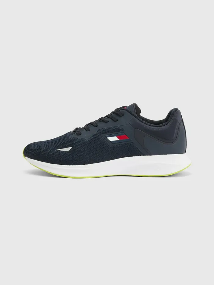 Tommy Hilfiger Sport Runner Mesh Trainers Desert Sky Mens Boots Near Me
