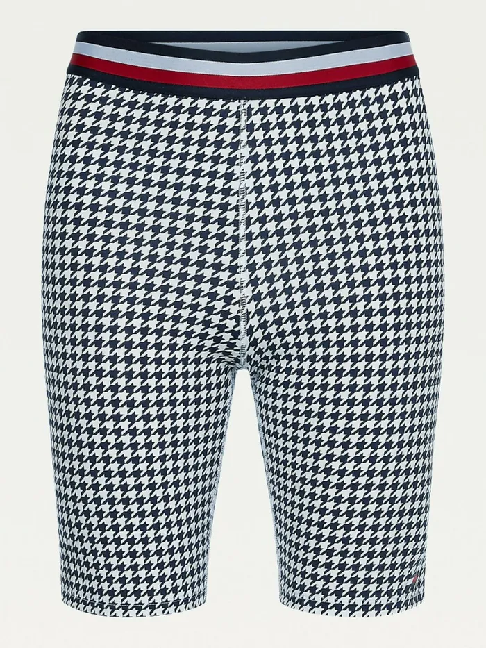 Tommy Hilfiger Sport Signature Houndstooth Check Shorts Houndstooth Desert Sky Womens Tommy Hilfiger Sport On Sale