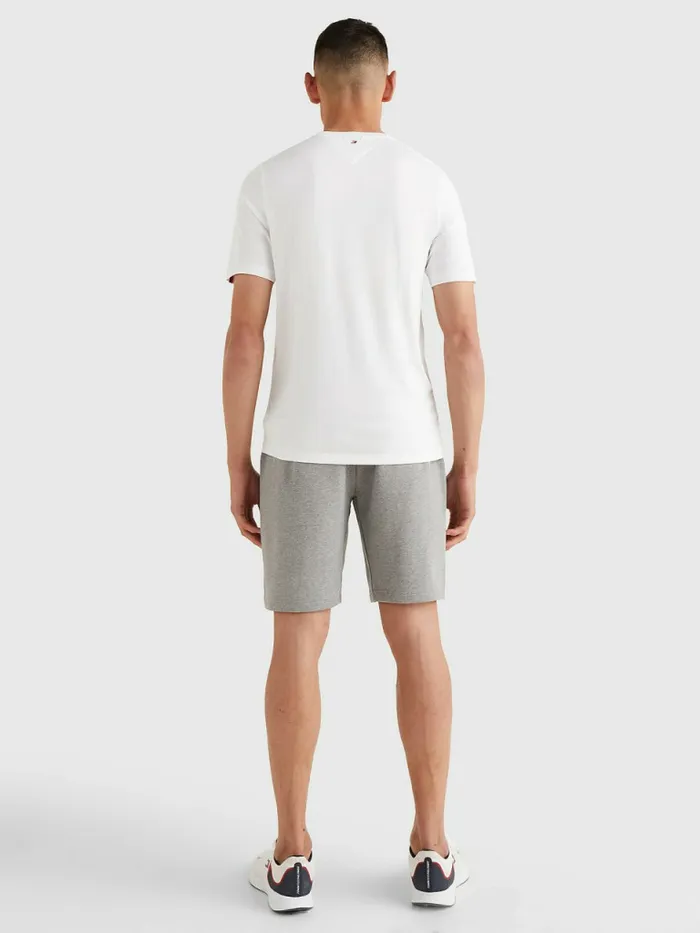 Tommy Hilfiger Sport Slim Fit Logo Training TShirt White Mens TShirts Casaul