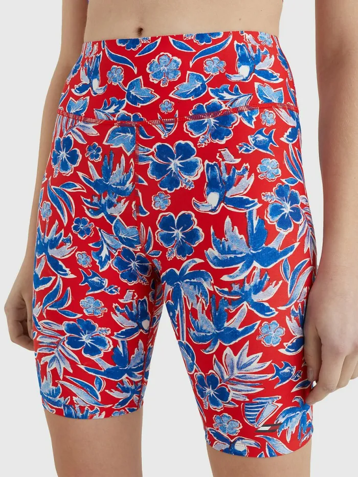 Tommy Hilfiger Sport Stretch Floral Shorts Island Print Womens CoOrds For Sale Tommy Hilfiger Sport Stretch Floral Shorts Island Print Womens CoOrds For Sale