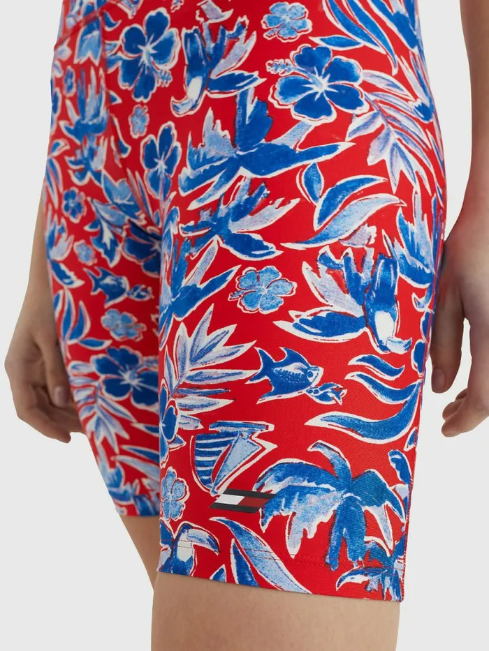 Tommy Hilfiger Sport Stretch Floral Shorts Island Print Womens CoOrds For Sale