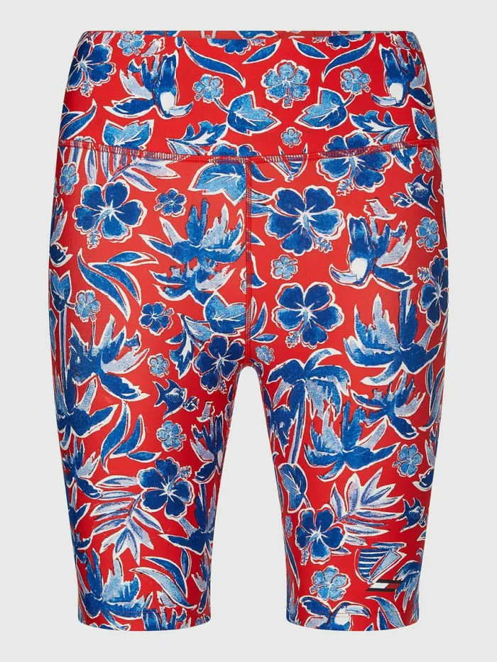 Tommy Hilfiger Sport Stretch Floral Shorts Island Print Womens CoOrds For Sale