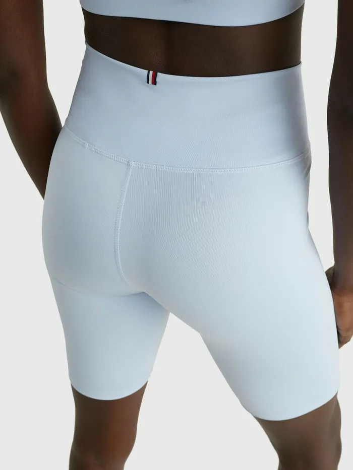 Tommy Hilfiger Sport Stretch Skinny Shorts Breezy Blue Womens Shorts Cheap On Sale