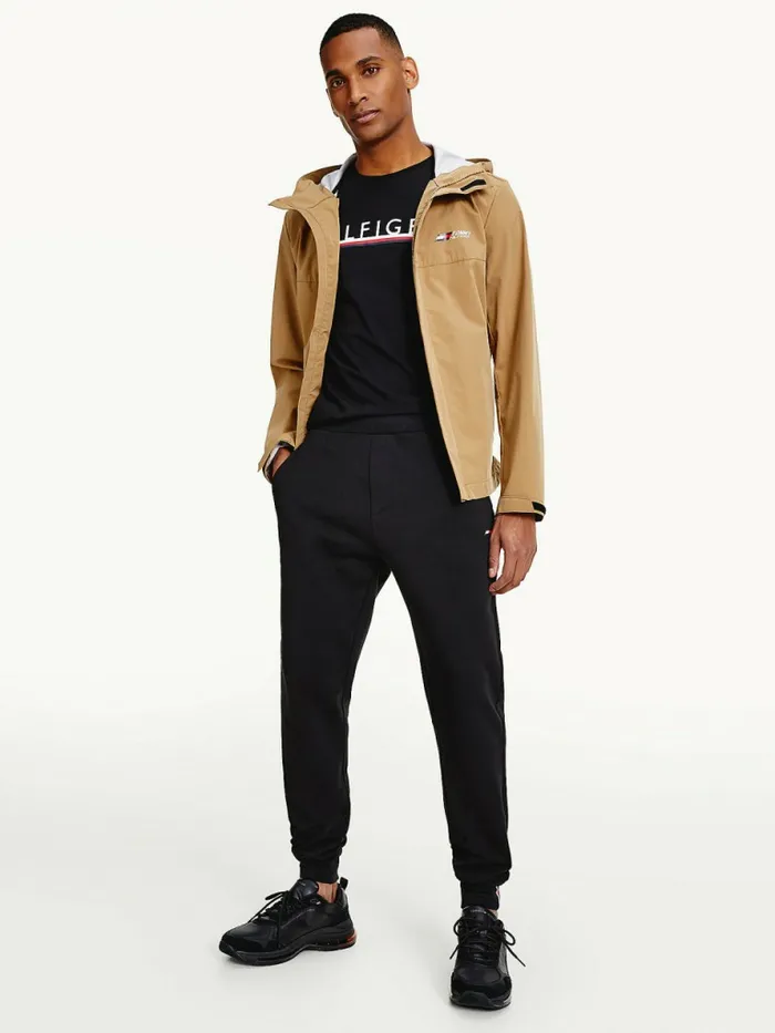 Tommy Hilfiger Sport Terry Joggers Black Mens Tracksuits Gift 4 You