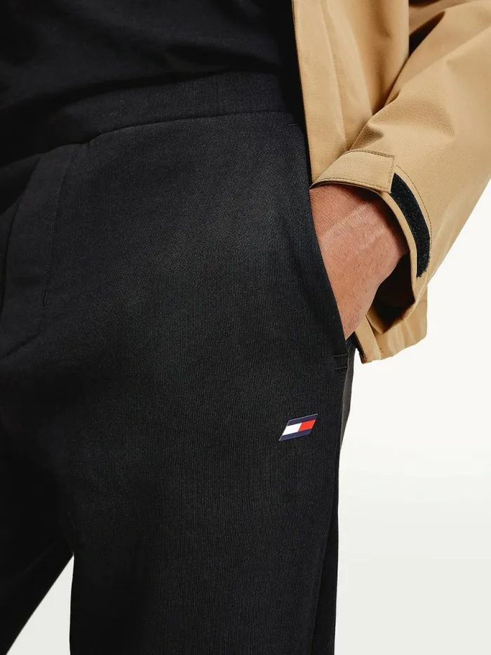 Tommy Hilfiger Sport Terry Joggers Black Mens Tracksuits Gift 4 You