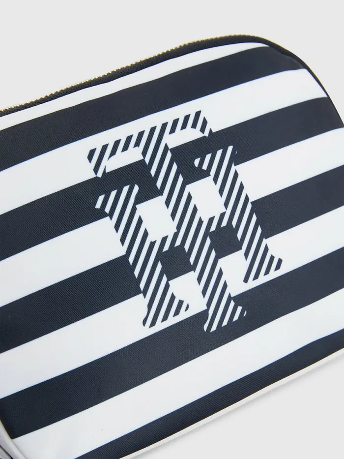Tommy Hilfiger Stripe Crossover Bag Navy Blue Stripes Womens Bags Casaul