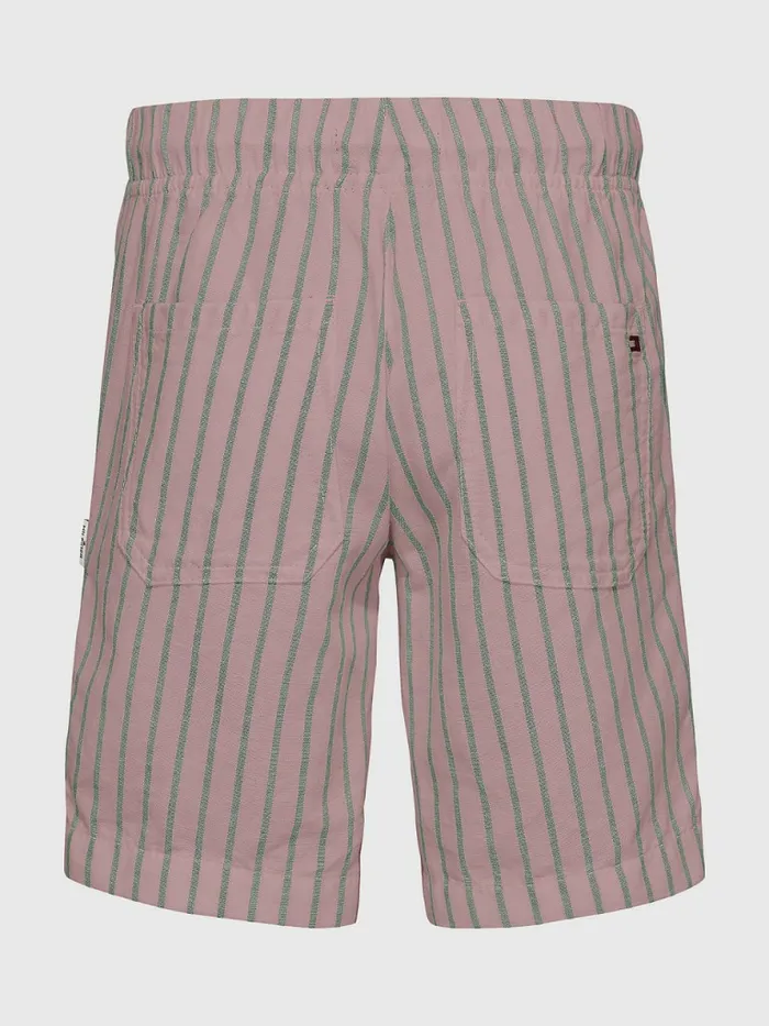 Tommy Hilfiger Stripe PullOn Drawstring Shorts Broadway Pink Boys Trousers and Shorts Gift 4 You