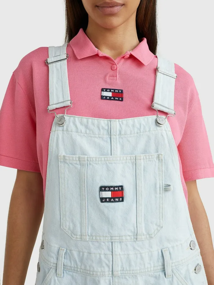Tommy Hilfiger Surplus Denim Dungaree Dress Denim Light Womens Dresses and Jumpsuits Near Me