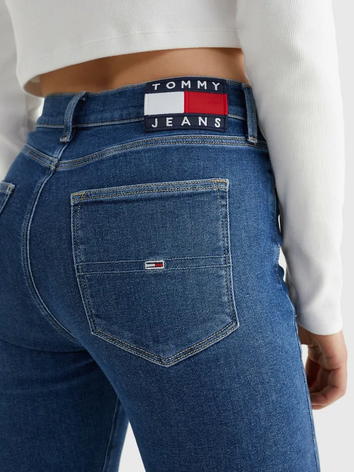 Tommy Hilfiger Sylvia High Rise Super Skinny Jeans Denim Medium Womens Jeans Fashion