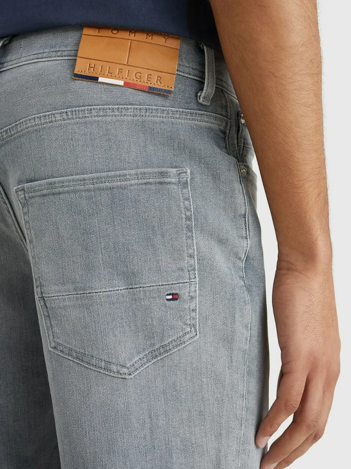 Tommy Hilfiger Tapered Fit Denim Shorts Pine Grey Mens Shorts Gift 4 You