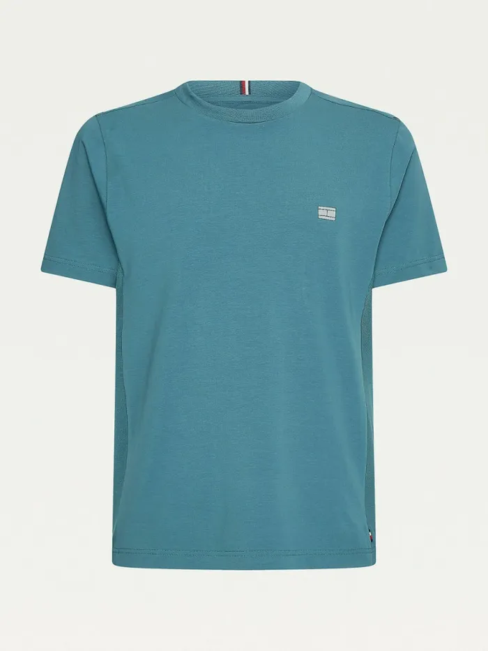 Tommy Hilfiger Tech Essential Organic Jersey TShirt Mercury Marine Mens TShirts For Sale