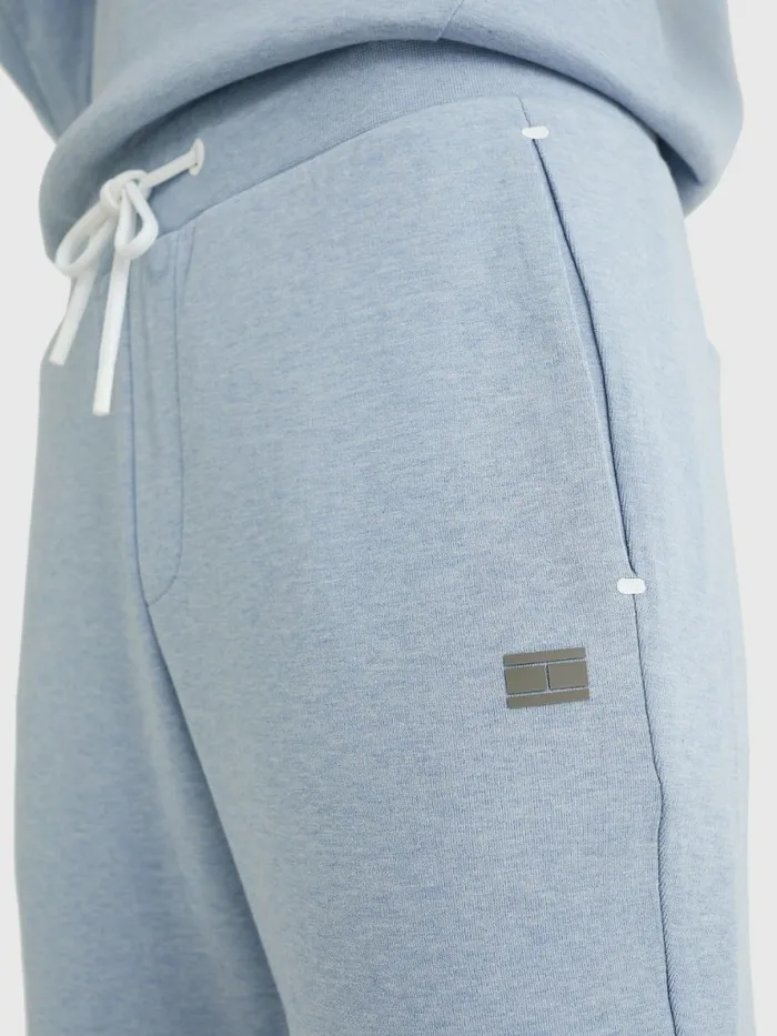 Tommy Hilfiger Tech Essentials Joggers Thunder Cloud Heather Mens Trousers