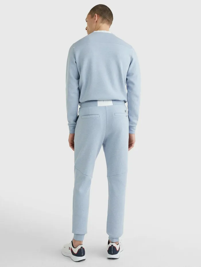 Tommy Hilfiger Tech Essentials Joggers Thunder Cloud Heather Mens Trousers