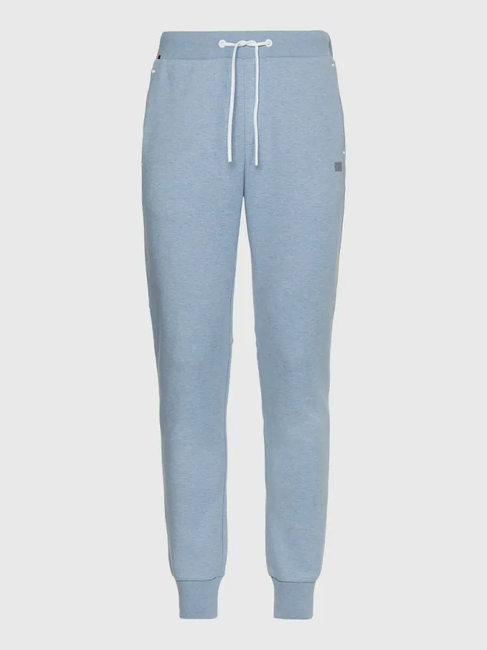 Tommy Hilfiger Tech Essentials Joggers Thunder Cloud Heather Mens Trousers