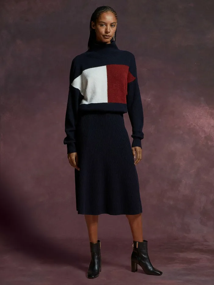 Tommy Hilfiger Th Collection Flag Icon Relaxed Dress Desert Sky Womens Dresses and Jumpsuits Online Tommy Hilfiger Th Collection Flag Icon Relaxed Dress Desert Sky Womens Dresses and Jumpsuits Online