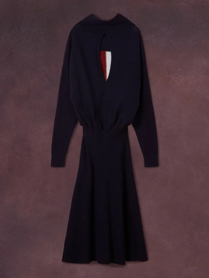 Tommy Hilfiger Th Collection Flag Icon Relaxed Dress Desert Sky Womens Dresses and Jumpsuits Online