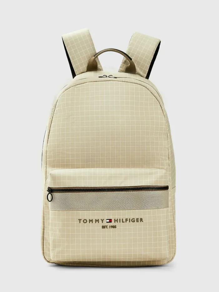 Tommy Hilfiger Th Established Backpack Stone Mens Bags Online