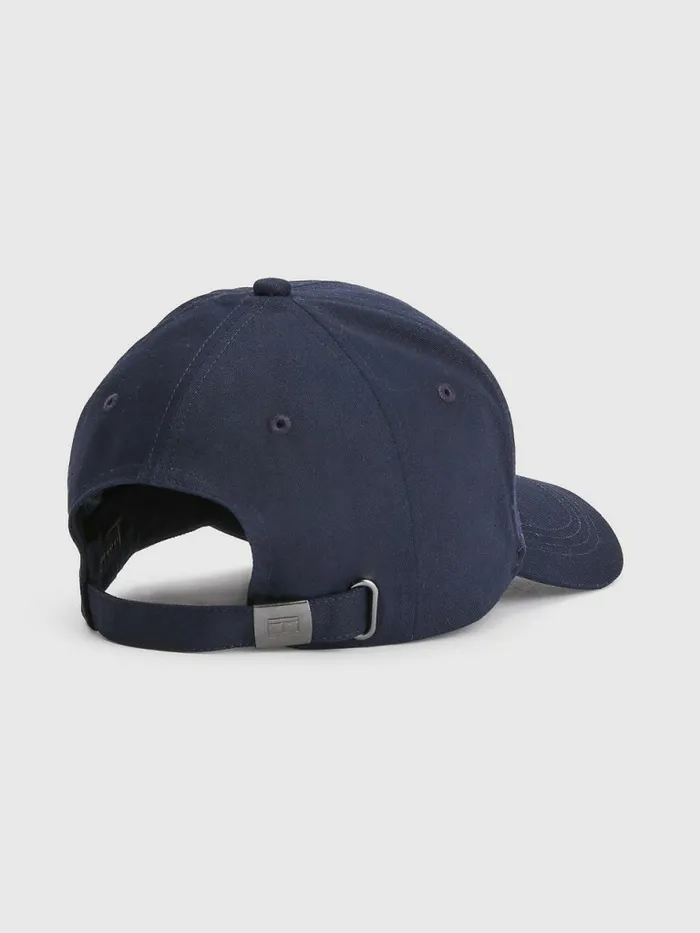 Tommy Hilfiger Th Established Organic Cotton Cap Desert Sky Mens Hats and Scarves On Sale