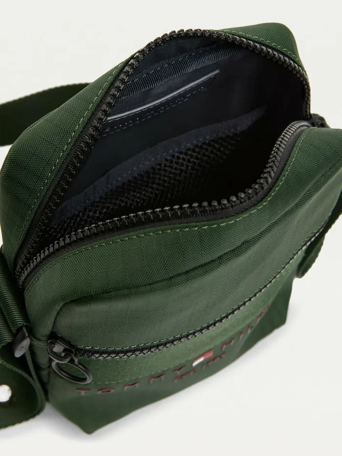 Tommy Hilfiger Th Established Small Reporter Bag Forest Green Mens Bags Sale