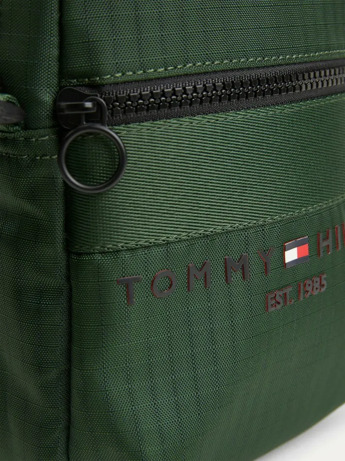 Tommy Hilfiger Th Established Small Reporter Bag Forest Green Mens Bags Sale