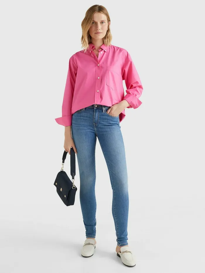 Tommy Hilfiger Th Flex Como Mid Rise Skinny Faded Jeans Izzy Womens Essentials Gift 4 You