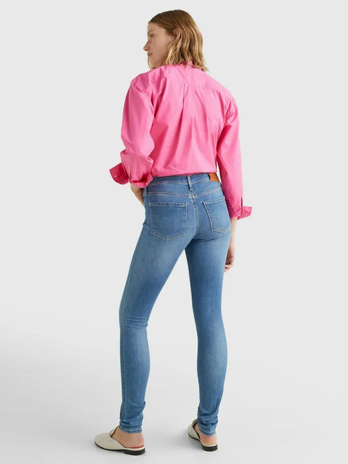 Tommy Hilfiger Th Flex Como Mid Rise Skinny Faded Jeans Izzy Womens Essentials Gift 4 You