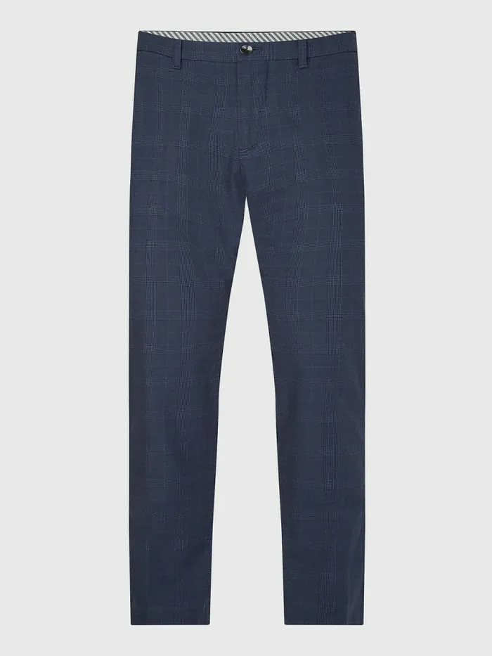 Tommy Hilfiger Th Flex Denton Straight Fit Trousers Desert Sky Mens Trousers