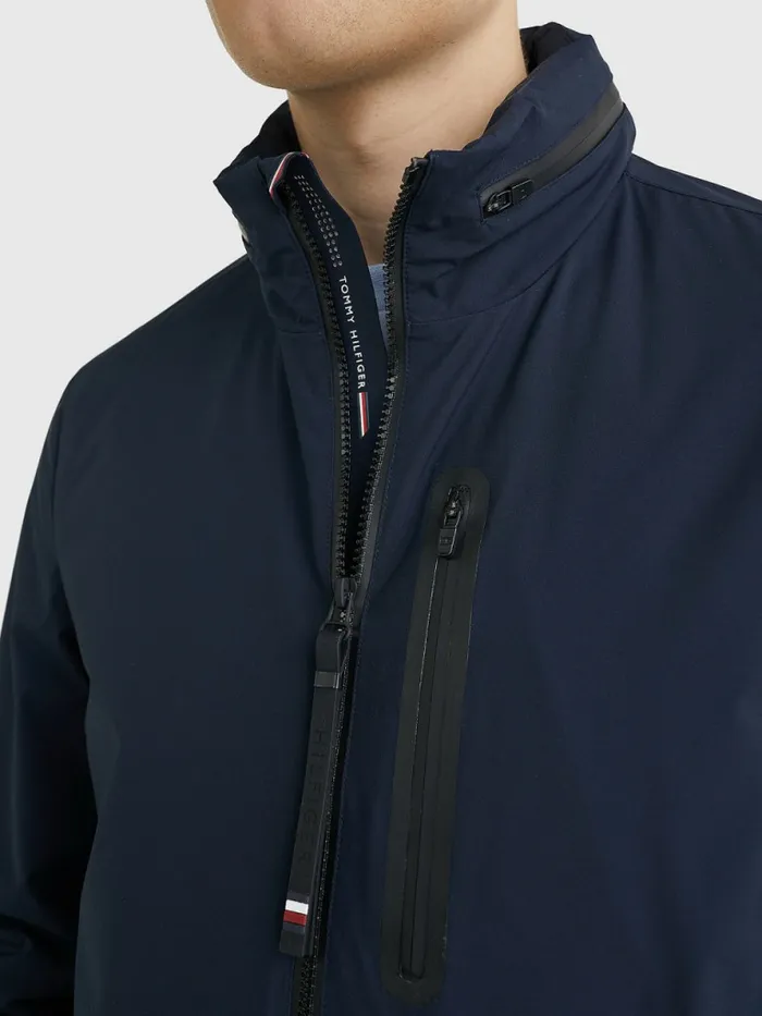 Tommy Hilfiger Th Flex Tech Essentials Packable Jacket Desert Sky Mens Coats and Jackets For Sale