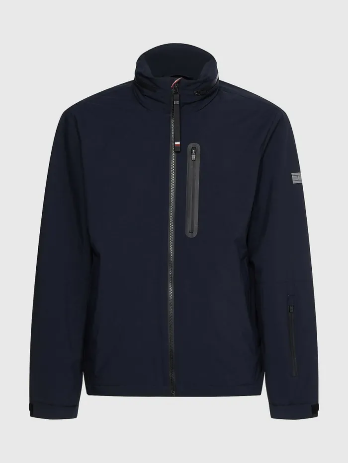 Tommy Hilfiger Th Flex Tech Essentials Packable Jacket Desert Sky Mens Coats and Jackets For Sale