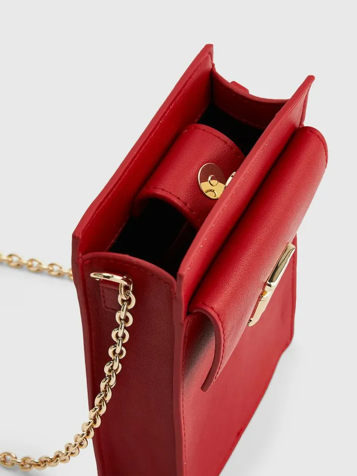 Tommy Hilfiger Th Lock Party Phone Wallet Primary Red Womens Wallets and Keyrings Popular