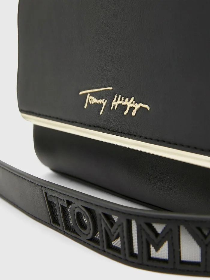 Tommy Hilfiger Th Modern Bar Bag Black Womens Bags For Sale